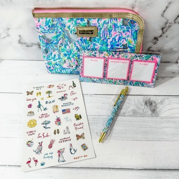 Lilly Pulitzer Cabana Cocktail Agenda Bonus Pack - Picture 1 of 5